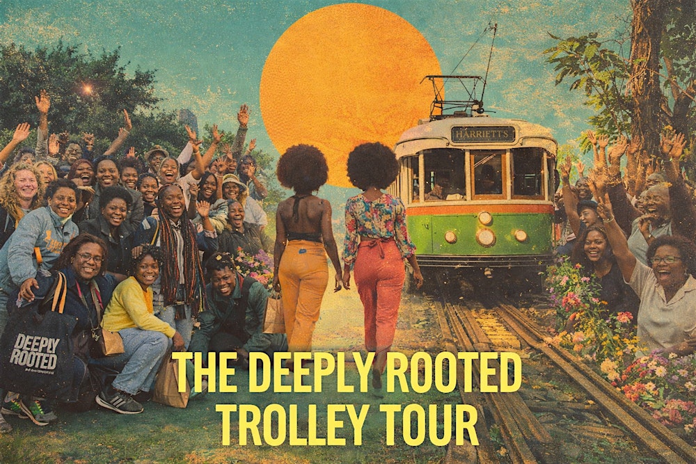 A DEEPLY ROOTED TROLLEY TOUR BY HARRIETTS BOOKSHOP