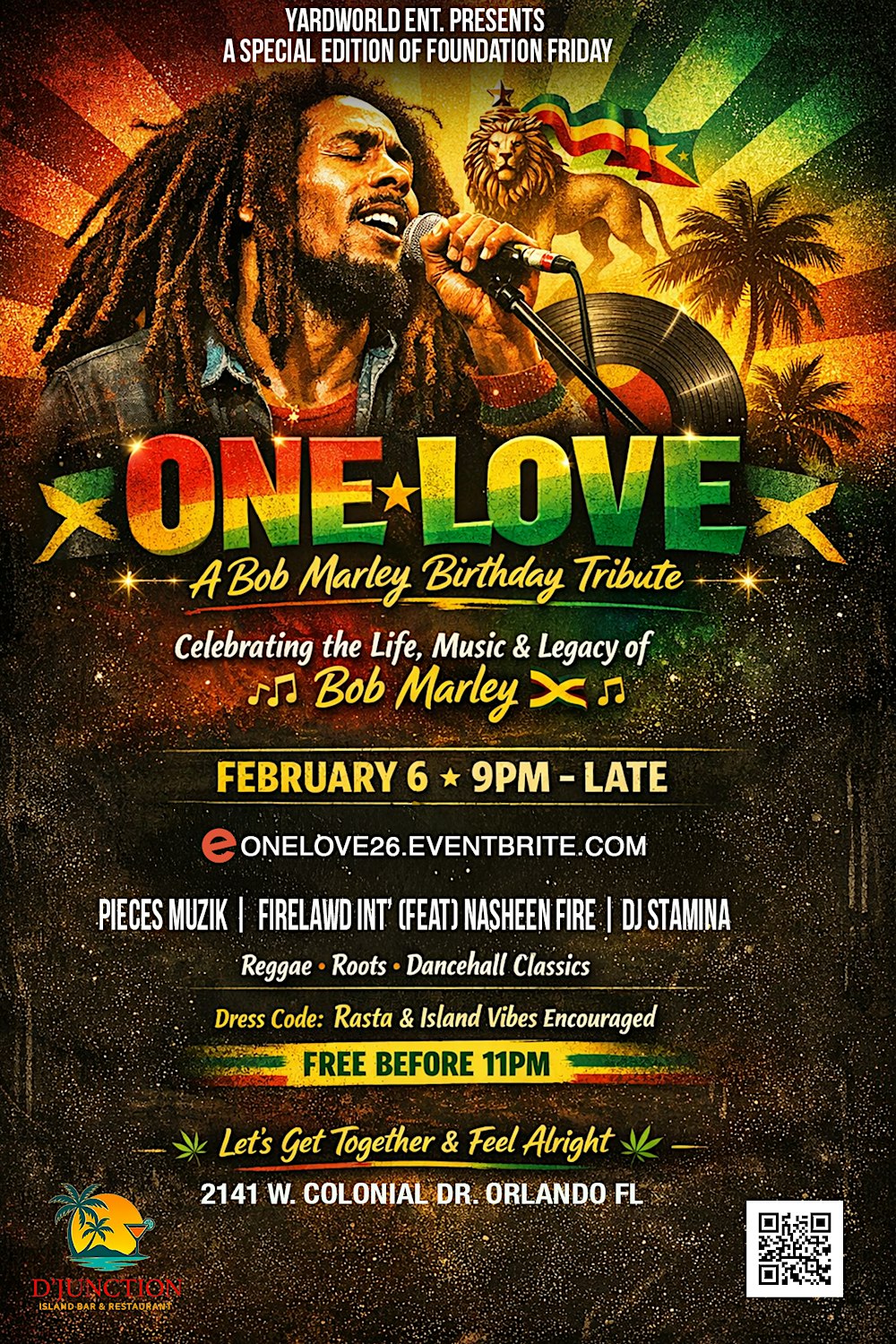 ONE LOVE: A Bob Marley Birthday Tribute