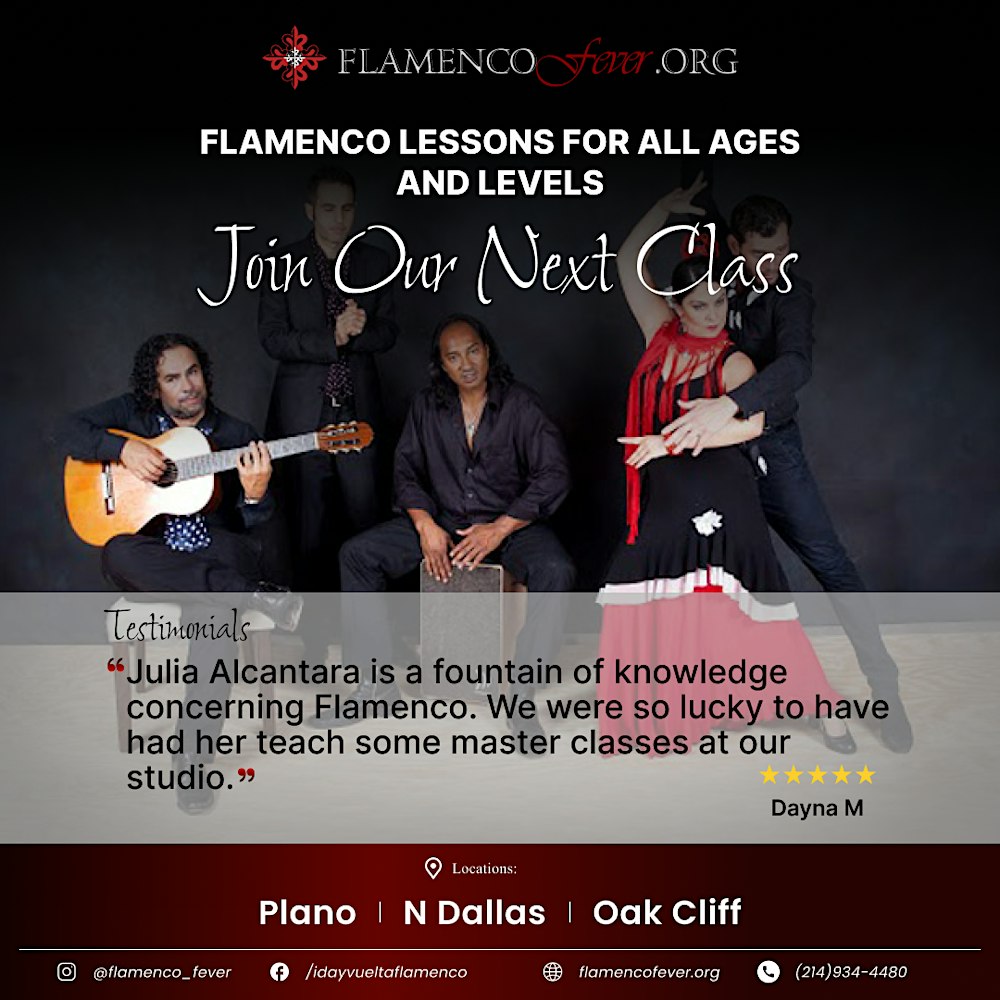 2026 Flamenco 101 - Adult Dance Class