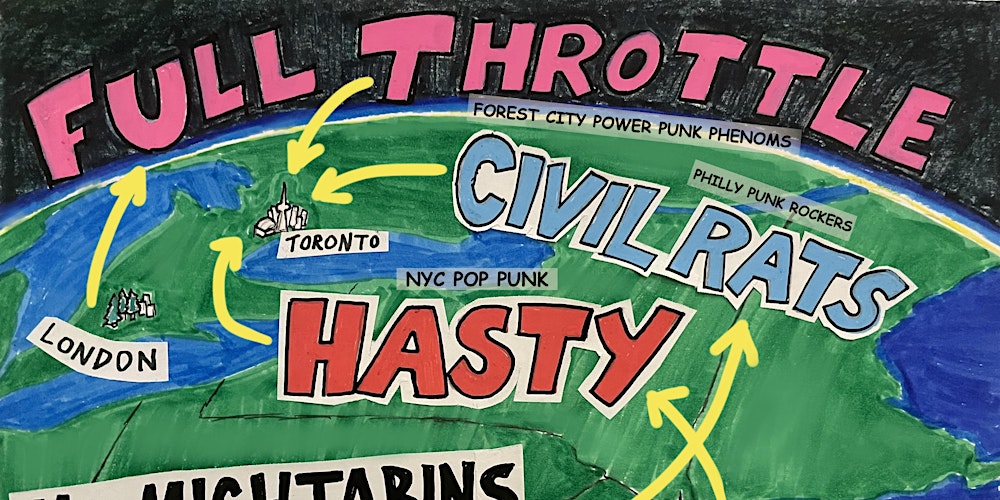 Full Throttle, Civil Rats, Hasty, The Mightabins