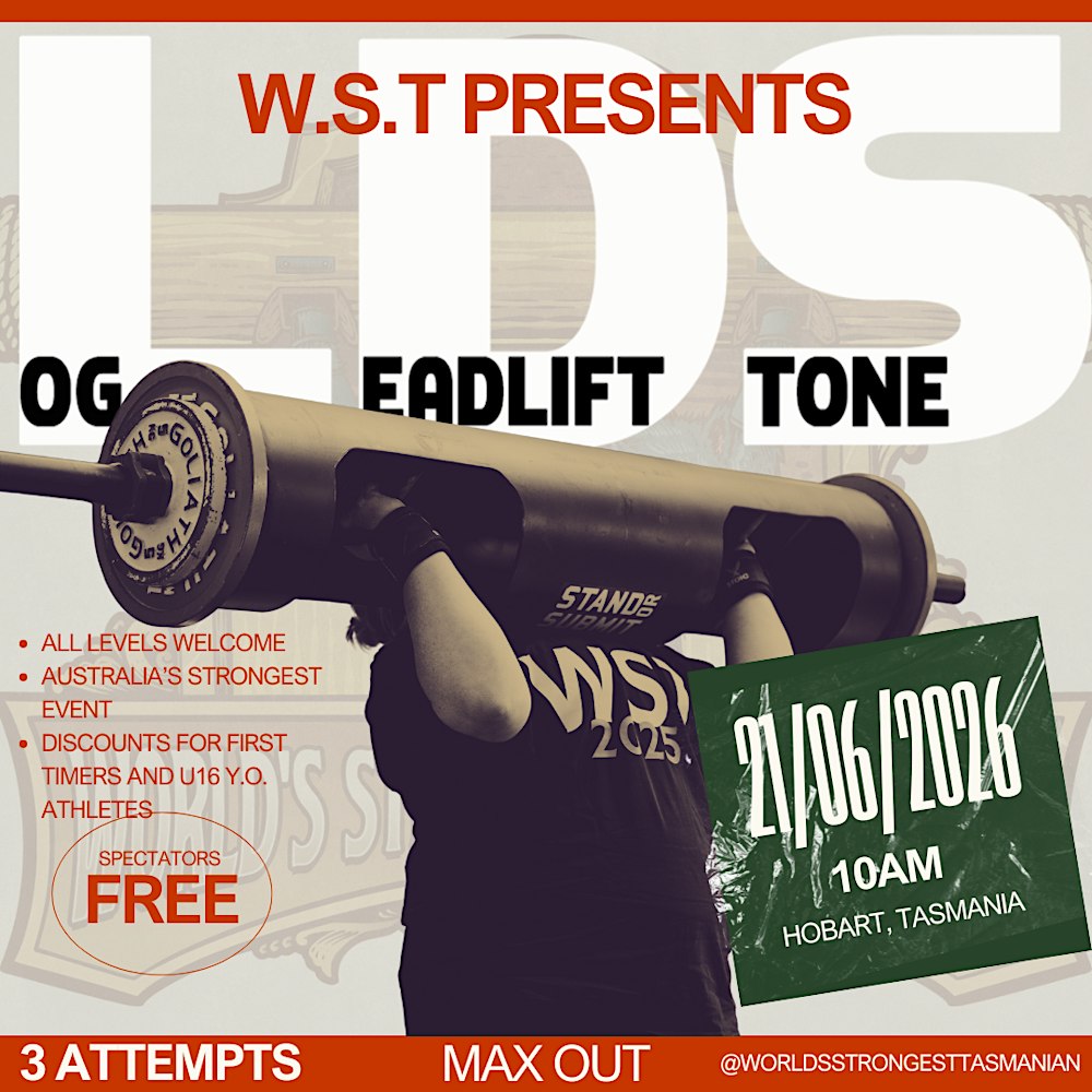 LOG, DEADLIFT, STONE (Hobart, Tas) 2026