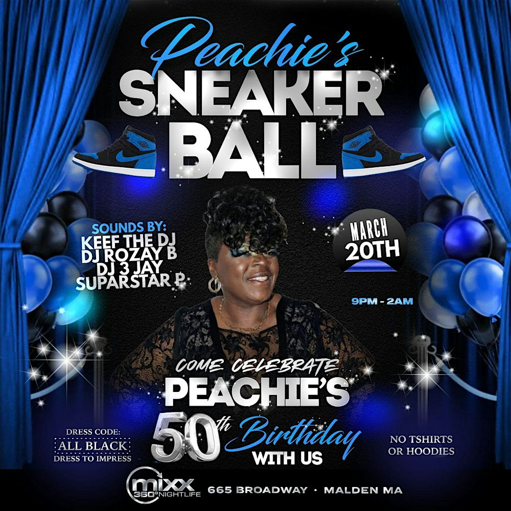 Peachies 50th Birthday Sneaker Ball