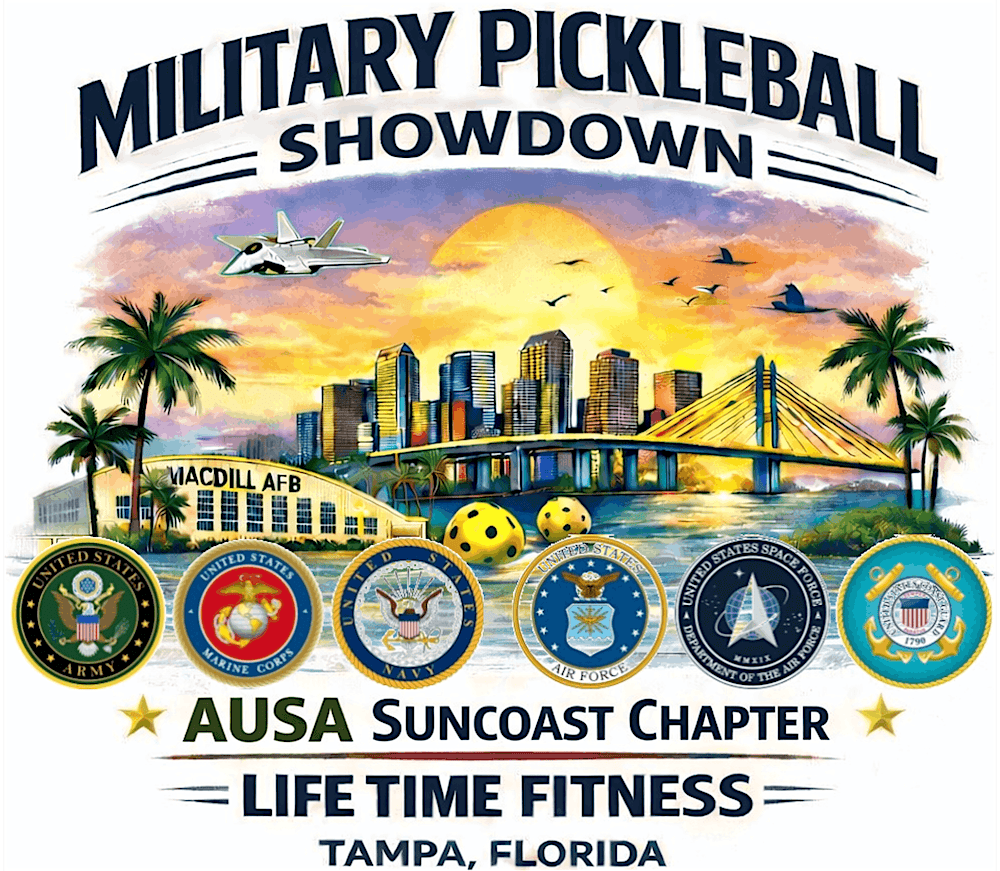 AUSA Suncoast Chapter Inaugural Military Pickleball Showdown & Social
