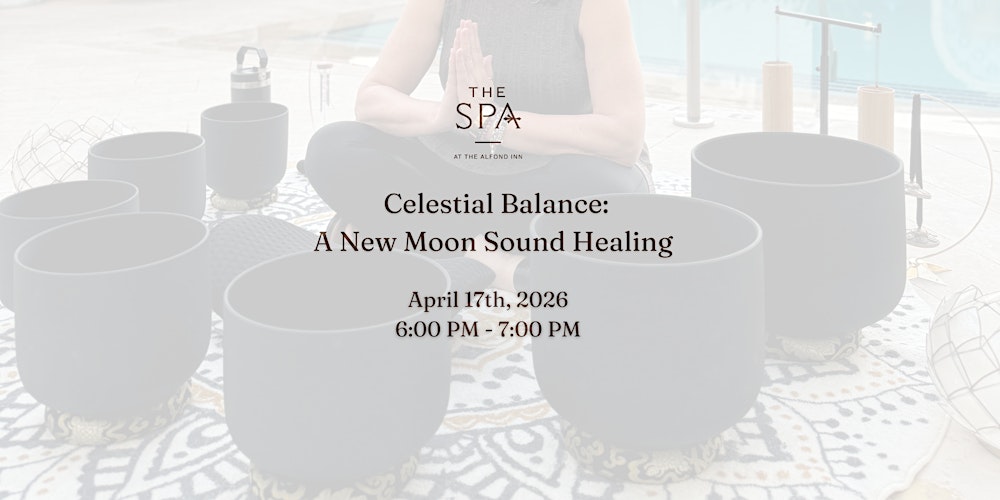 Celestial Balance: A New Moon Sound Healing  at The Spa