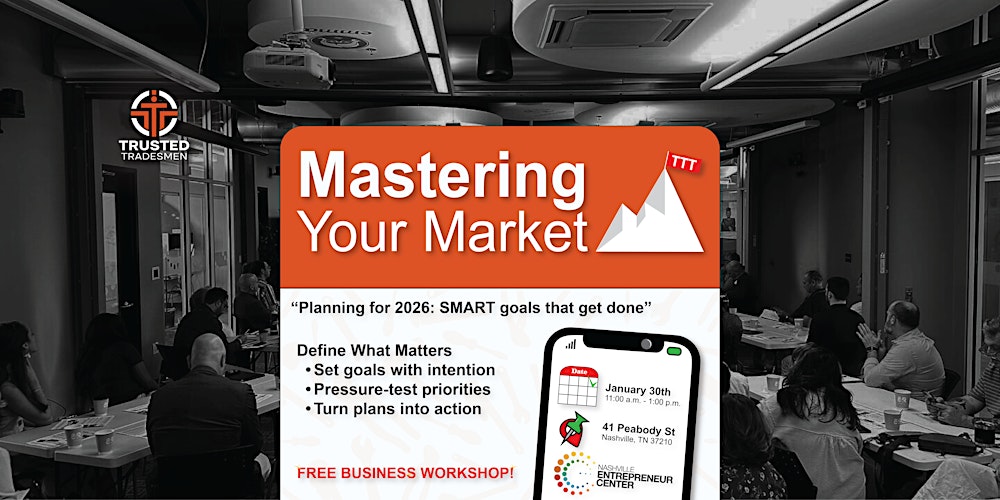 Mastering Your Market: Planning for 2026: SMART goals that get done