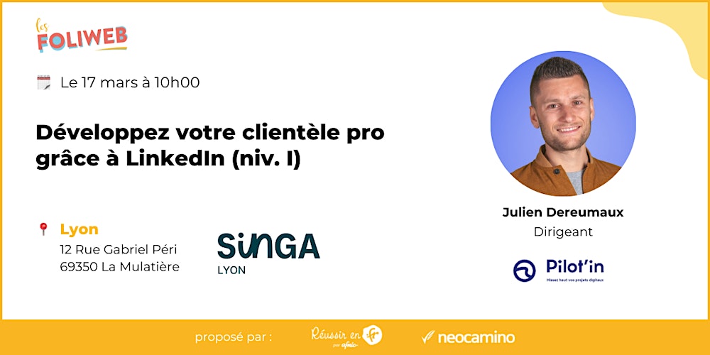 Développez votre clientèle pro grâce à LinkedIn (niv. I)
