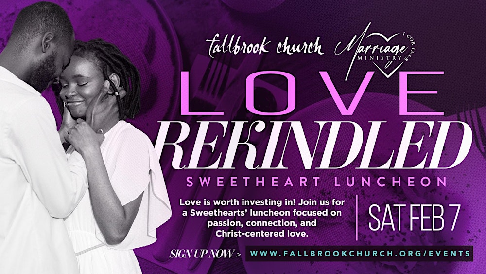 Fallbrook Marriage Ministry Sweetheart Brunch