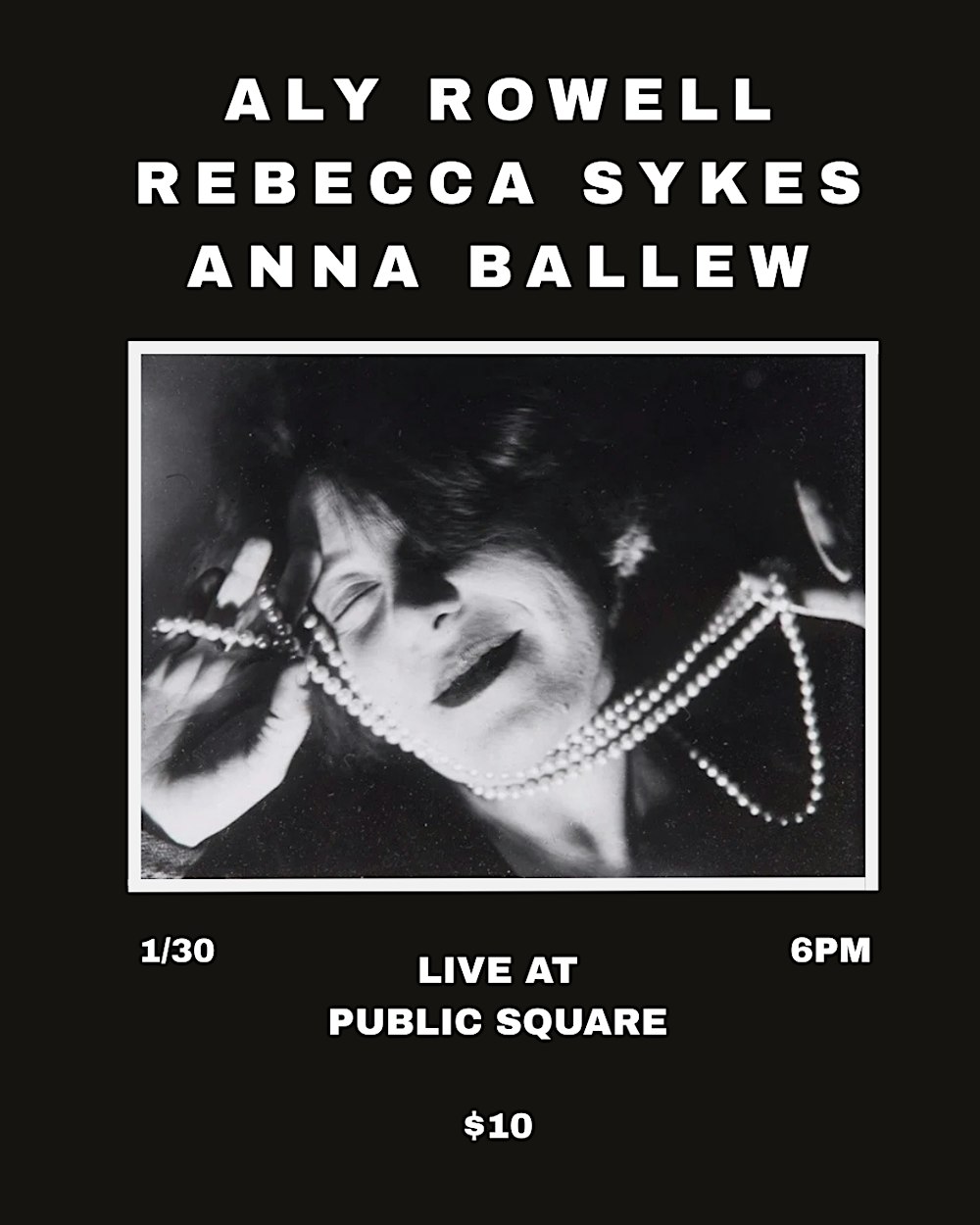 ALY ROWELL w/ Rebecca Sykes & Anna Ballew