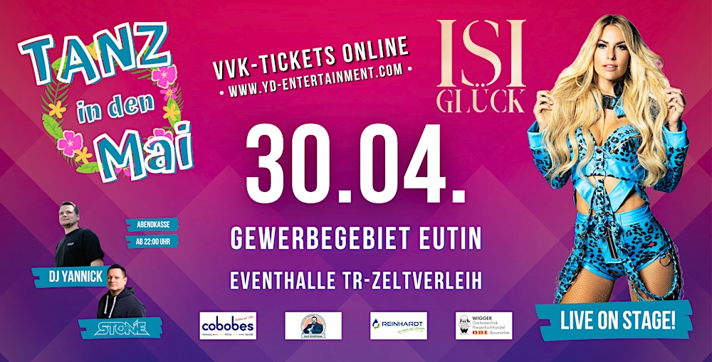 TANZ IN DEN MAI mit ISI GLÜCK live