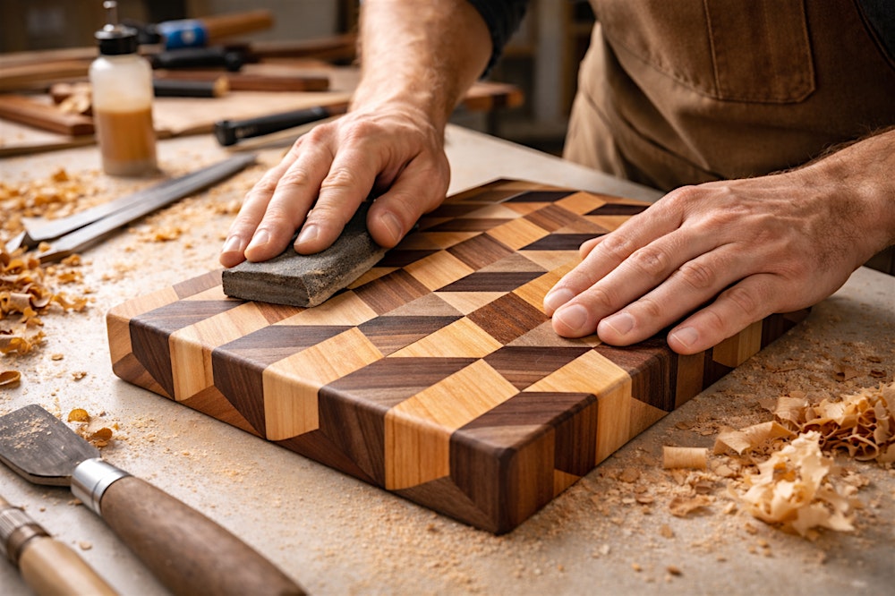 Elegant Cutting & Charcuterie Board — Hands-On Woodworking Class