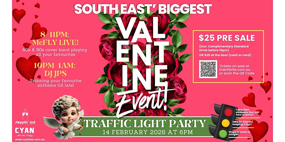 South East Biggest Valentine's Traffic Light Party - Live Band McFly