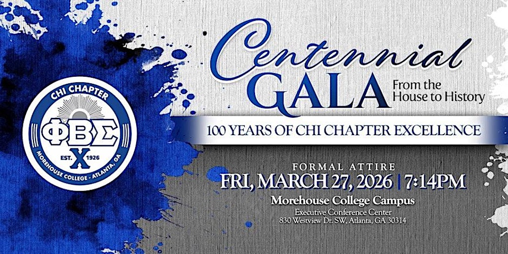 Chi Chapter Centennial Gala