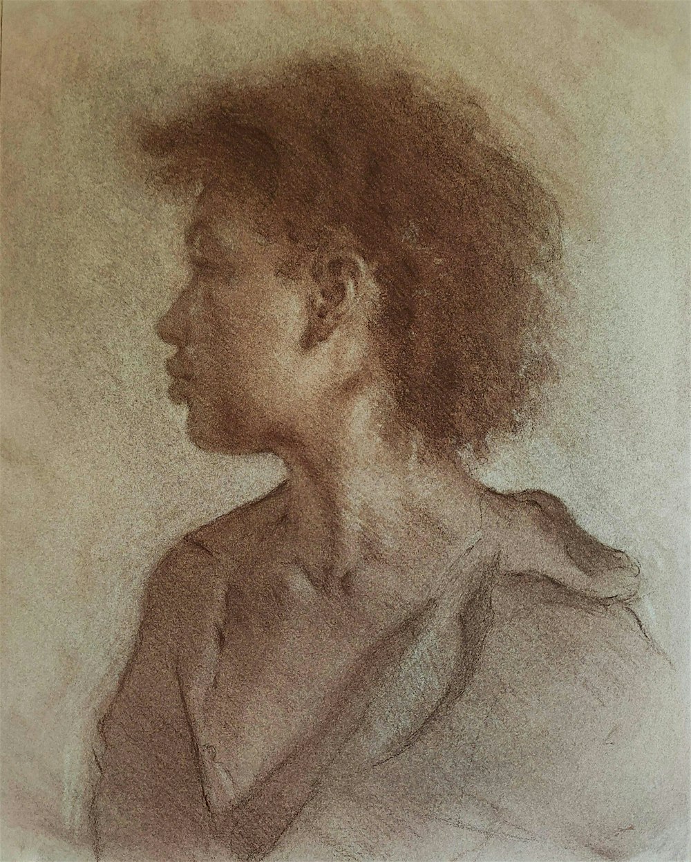 The Portrait in Charcoal