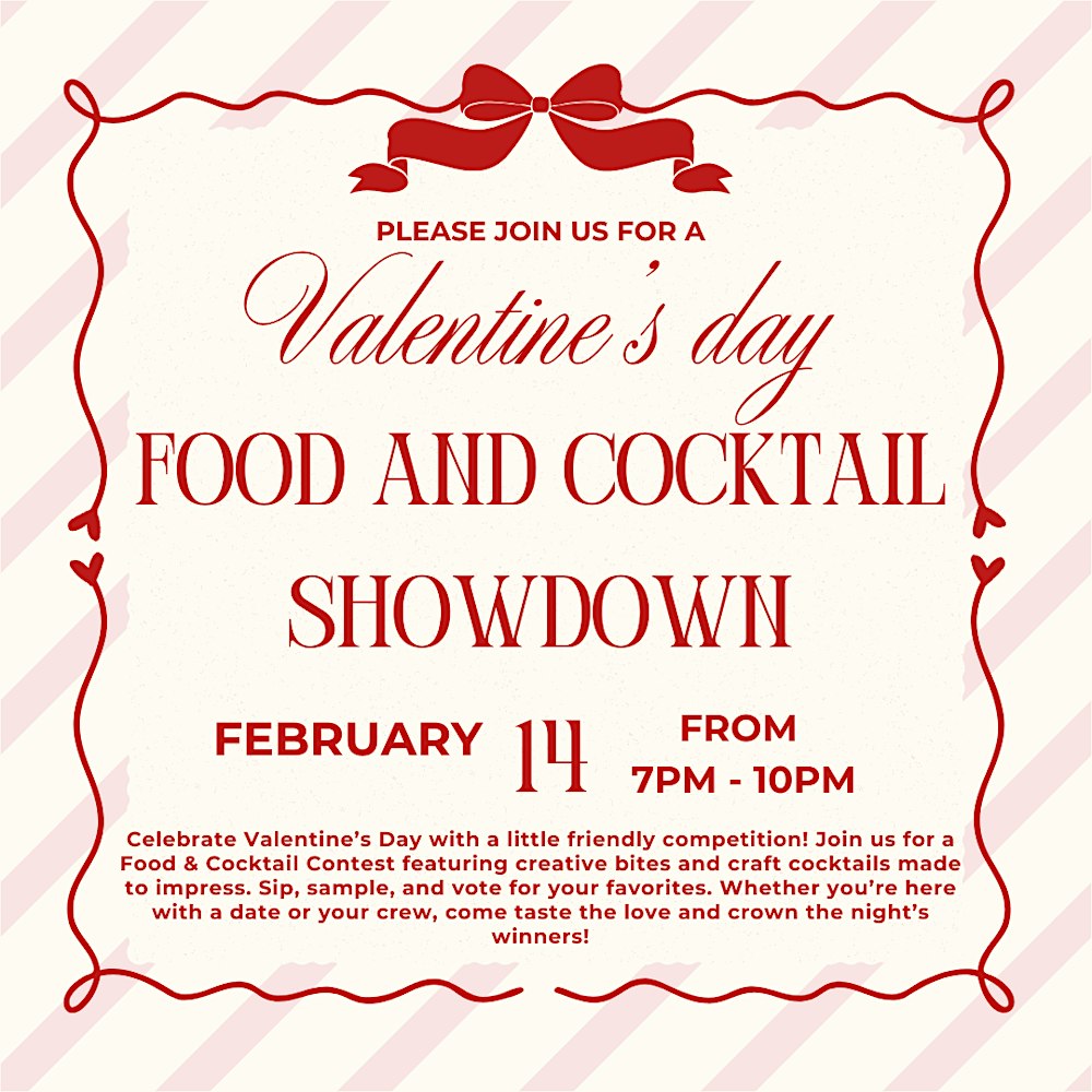 Valentines Day: Food And Cocktail Showdown