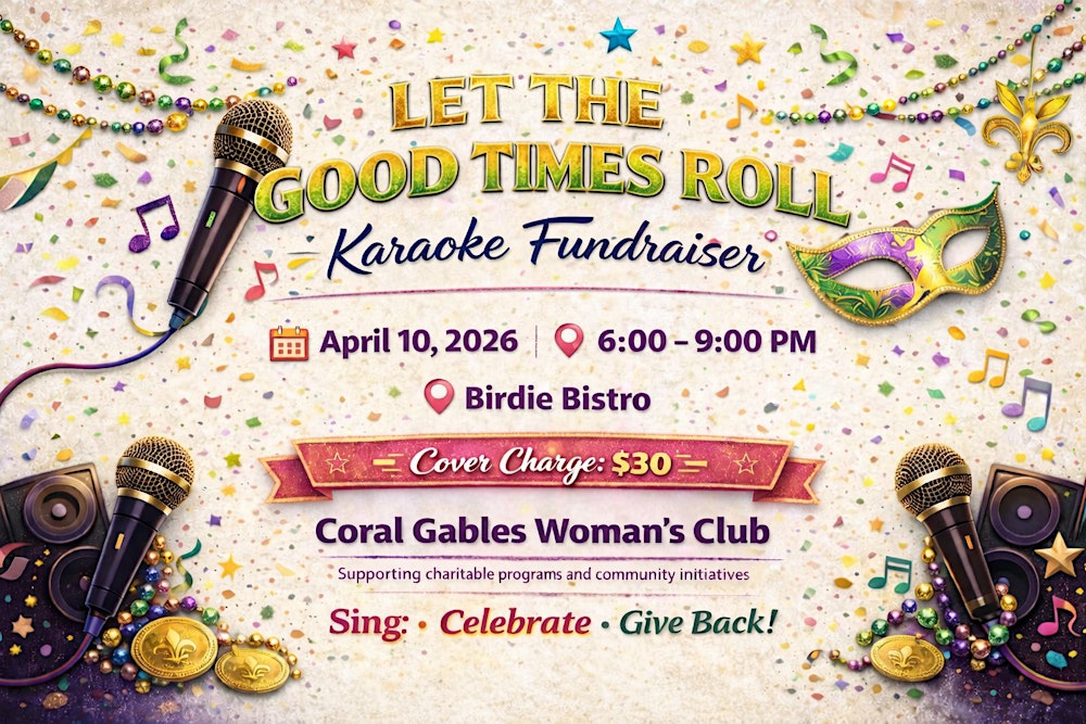 Let the Good Times Roll Mardi Gras Karaoke Fundraiser
