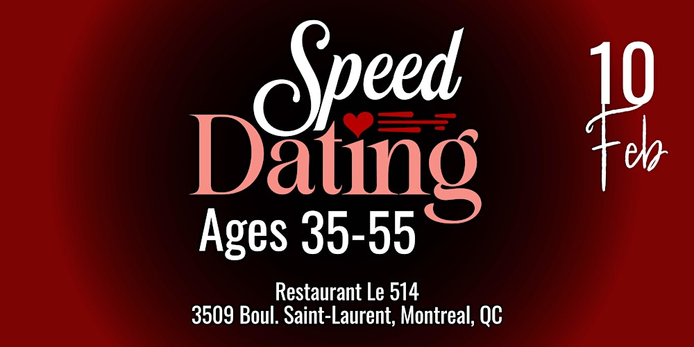 Speed Dating | Ages 35-55 | Ladies 2x1