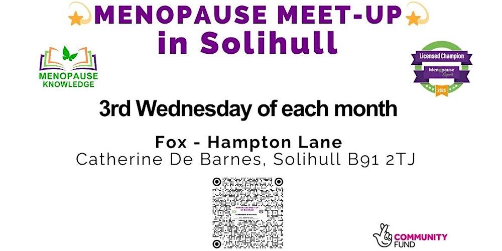 Menopause Meet-up at  Fox