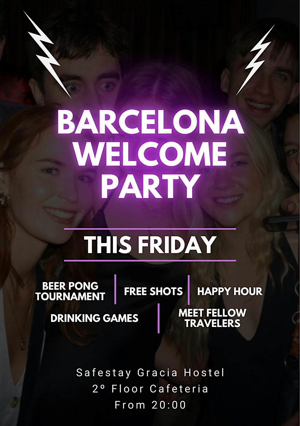 Barcelona Hostels Welcome Party