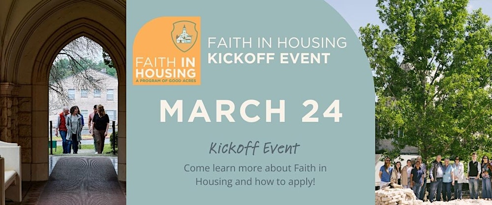 Faith in Housing Kickoff