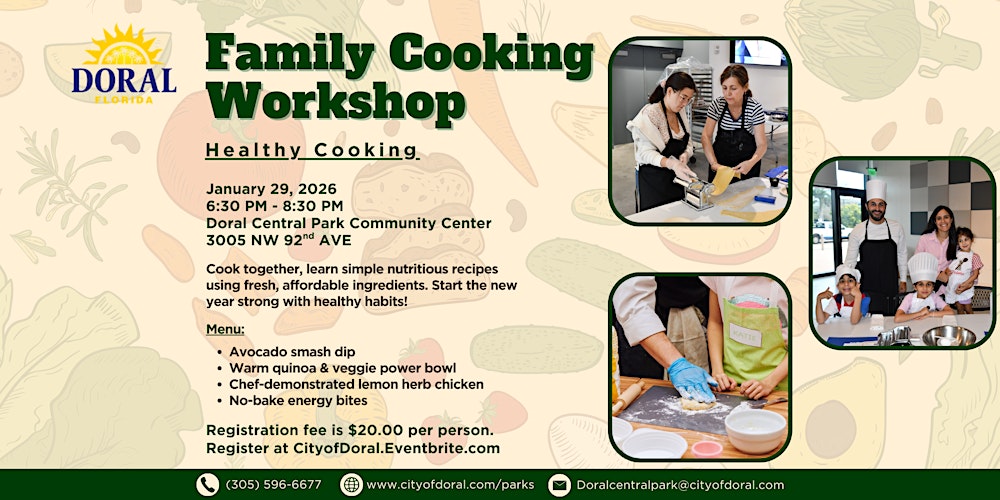 Family Cooking Workshop: Healthy Cooking