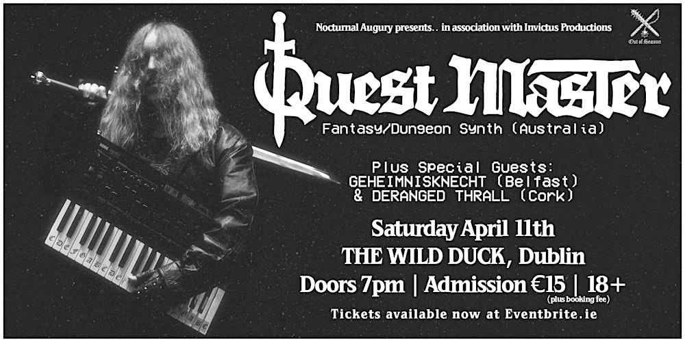 QUEST MASTER Live in Dublin