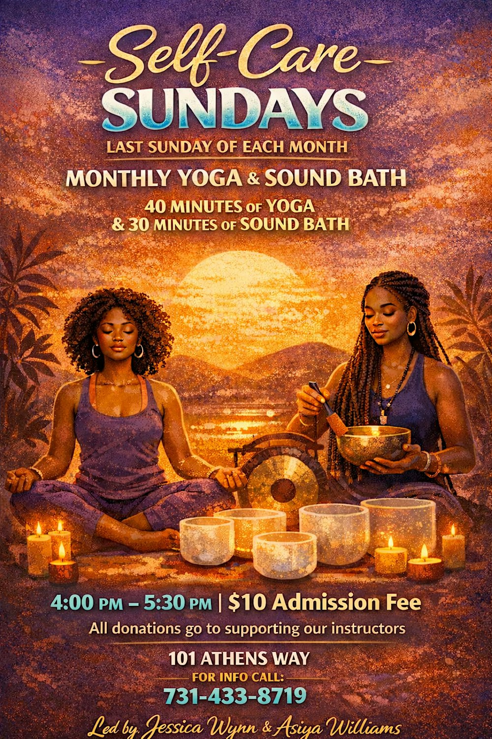 Self-Care Sunday Yoga & Sound Bath Session