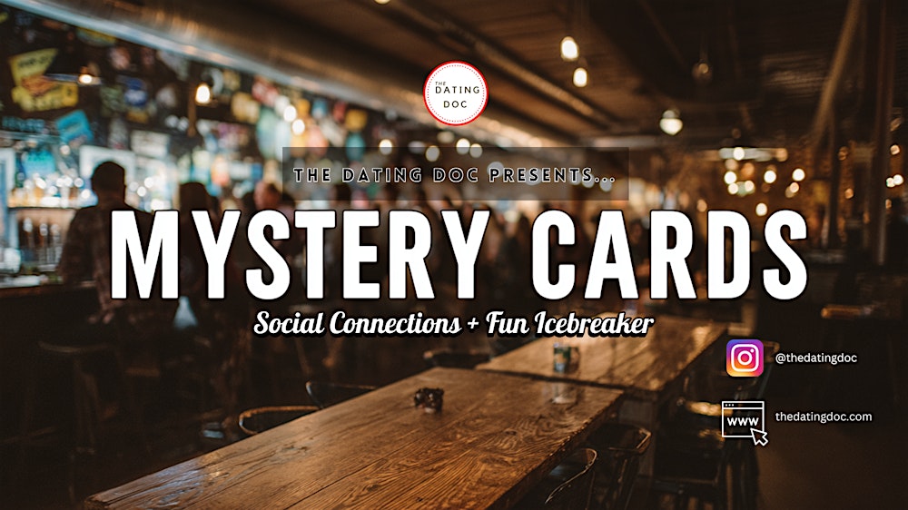 Mystery Cards San Antonio Singles Mixer (Ages:  30s-40s)