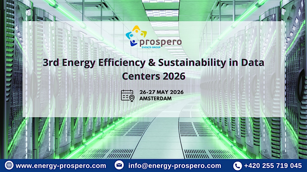 3rd Energy Efficiency and Sustainability in Data Centers 2026