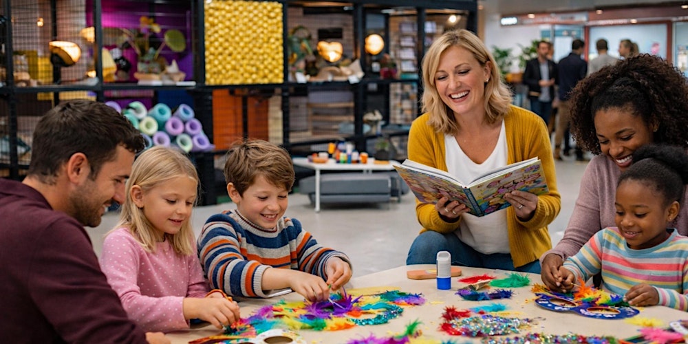 Federn, Farben & Fantasie – Masken Basteln für Kinder