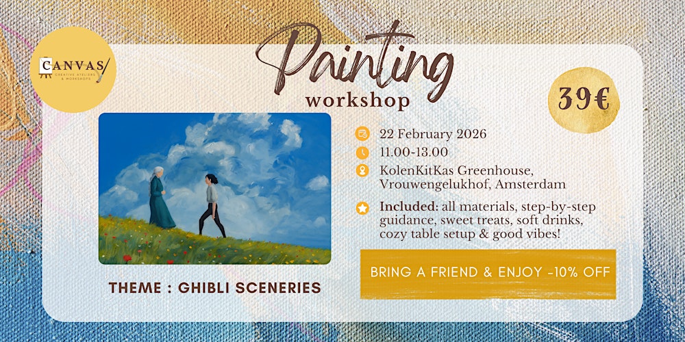 Ghibli-inspired Painting Workshop