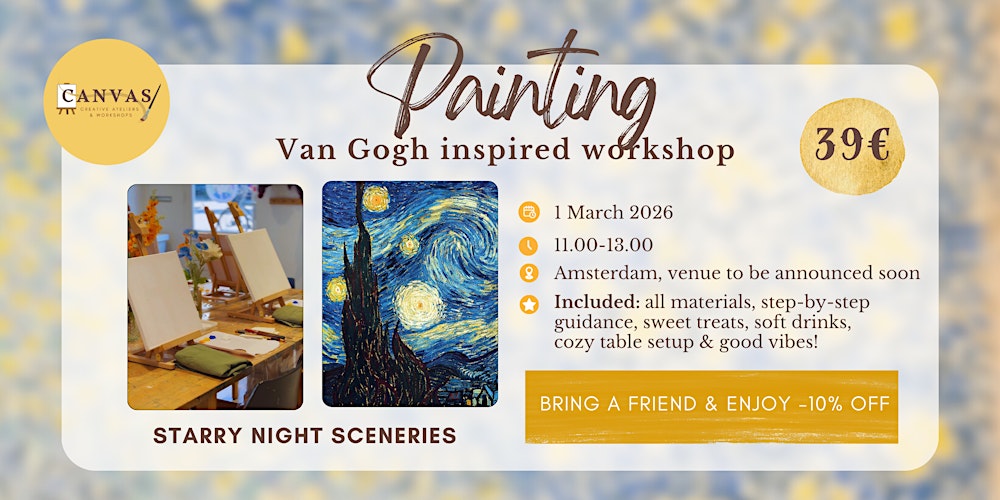 Van Gogh-Inspired Painting Workshop (Starry Night)
