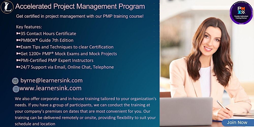 PMP Certification Program In-Person Training In San Antonio, TX