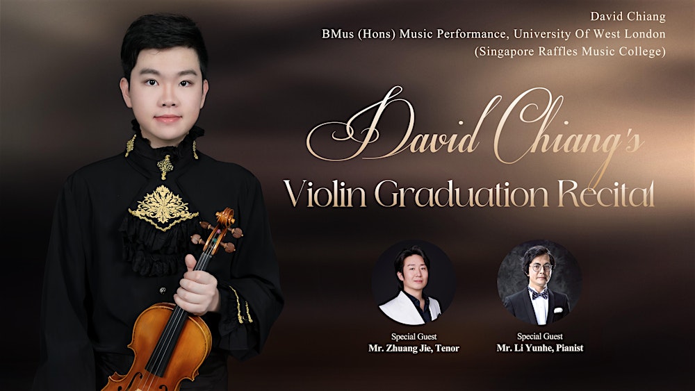 David Chiang’s Violin Graduation Recital