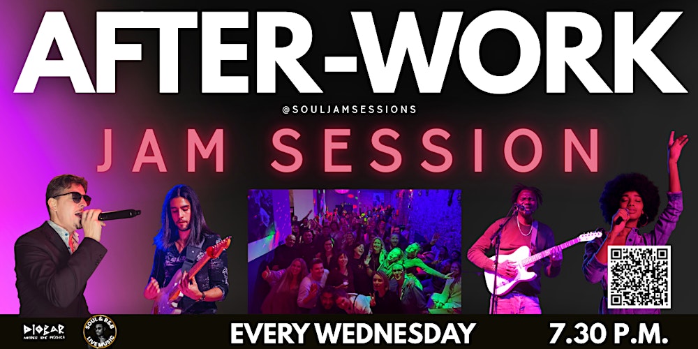 AFTER-WORK + LIVE MUSIC + JAM SESSION International Crowd - DIOBAR