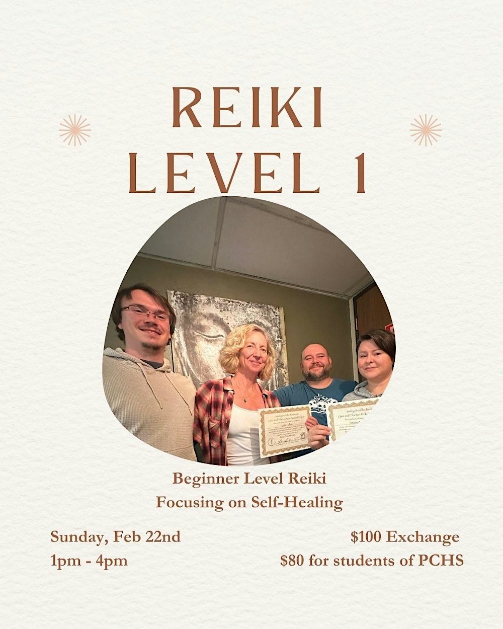Reiki Level 1 -  Beginner Level Reiki Class - Self Care