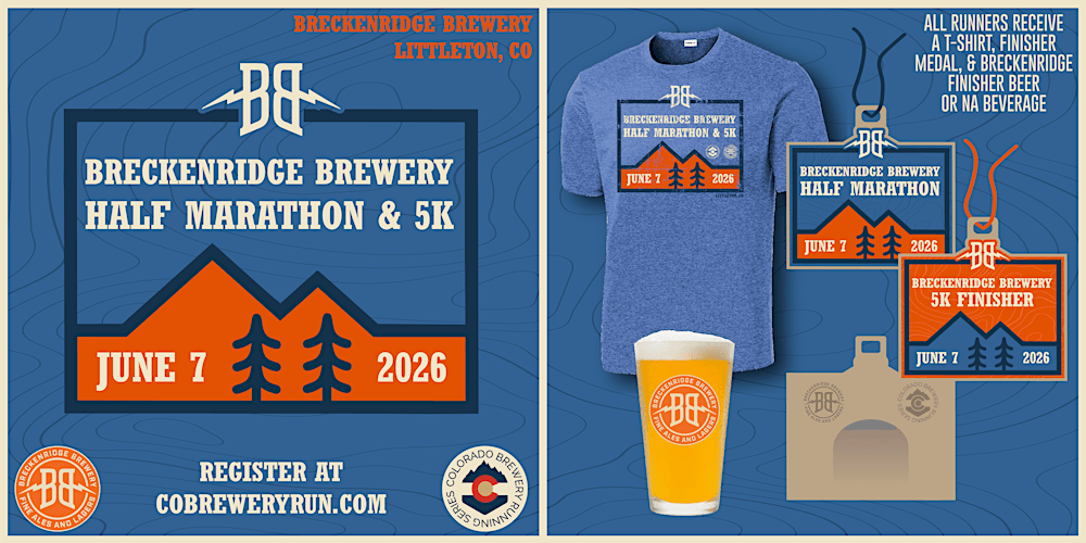 2026 Breckenridge Brewery Half Marathon & 5k | CO Brewery Running Series