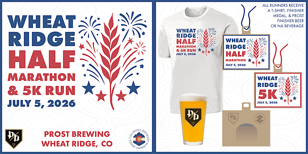 The Wheat Ridge Half Marathon & 5k | Prost Brewing Wheat Ridge