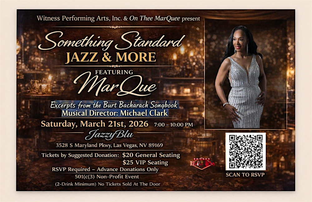 Something Standard Jazz & More featuring MarQue Munday