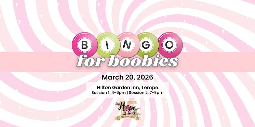 Spring 2026 "BINGO FOR BOOBIES" By MyHopeBag