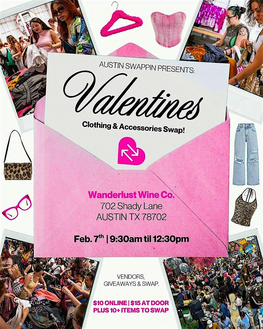 Austin  Swappin Valentines Clothing Swap!