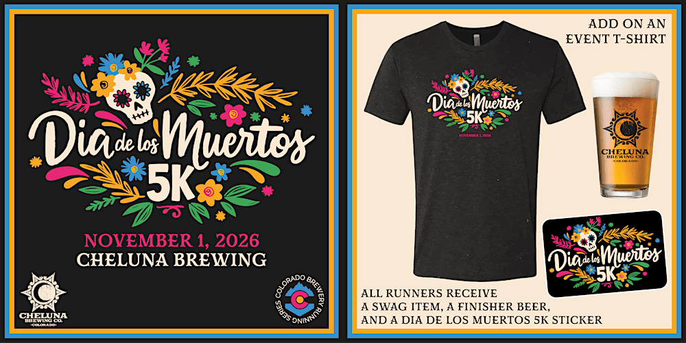 Dia de los Muertos 5k @ Cheluna Brewing | 2026 CO Brewery Running Series
