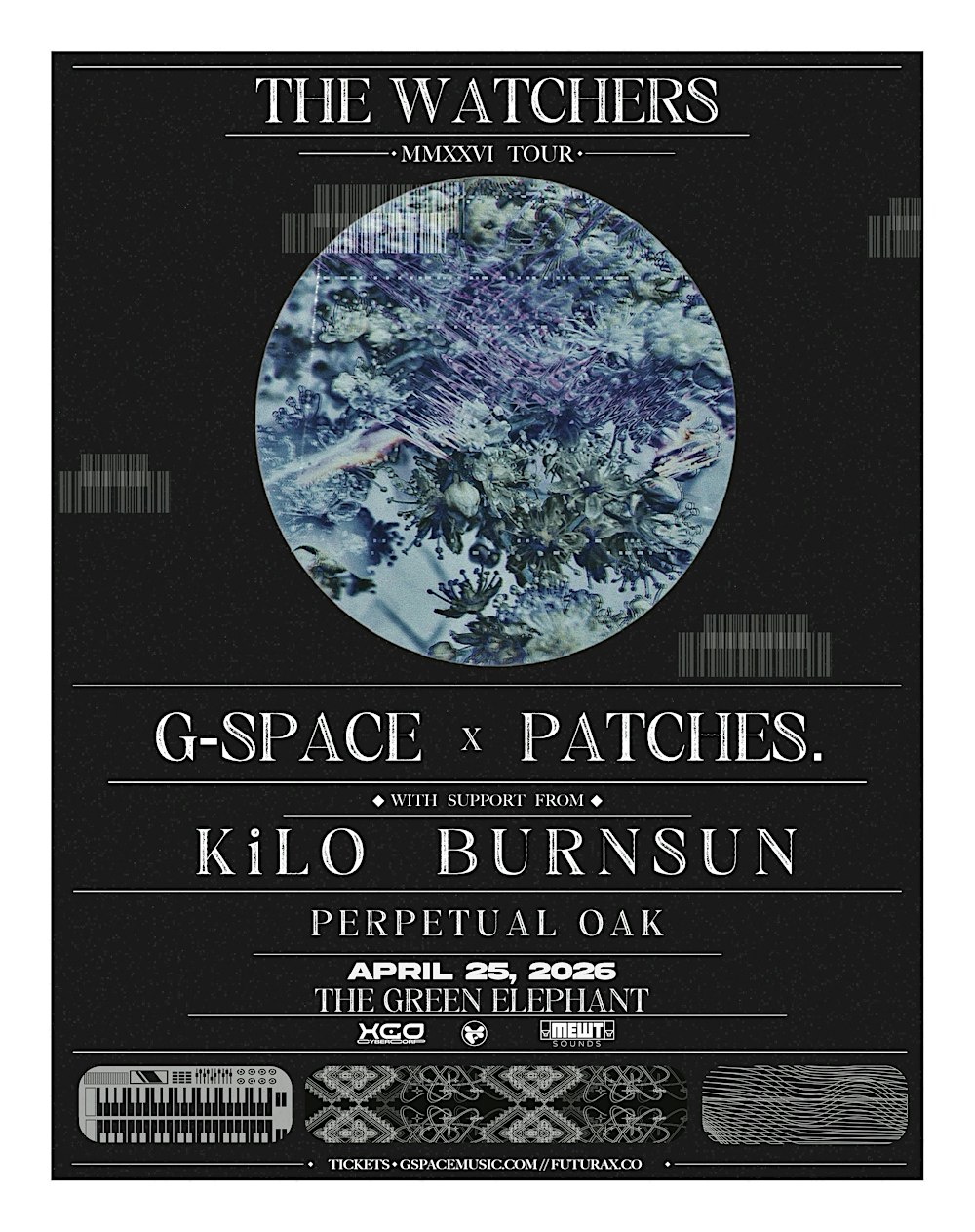 THE WATCHERS TOUR: G-SPACE X PATCHES. , KiLO, BURNSUN