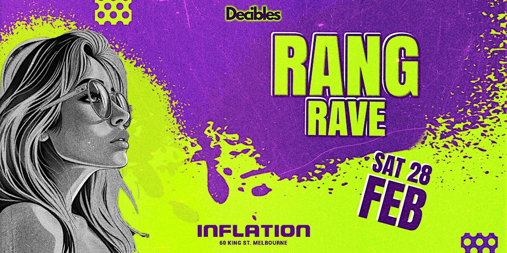 RANG RAVE "Bollywood Holi Party" At Decibles, Melbourne
