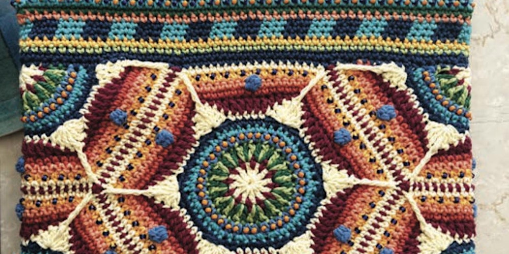 Janie Crow’s NEW Majorelle bag- Beaded crochet, charts and improvers