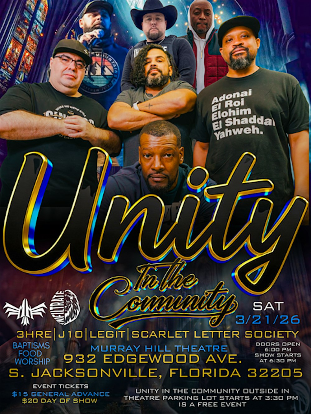 LIVE  IN  CONCERT!  INFILTRATE with Scarlet Letter Society & more
