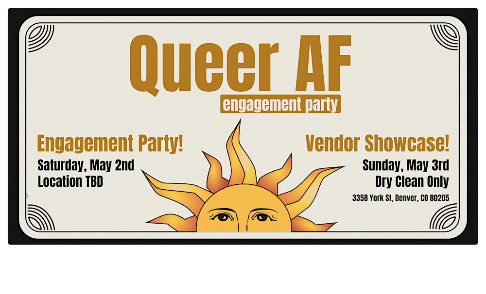 2026 Queer AF Engagement Party: An Unconventional Wedding Showcase
