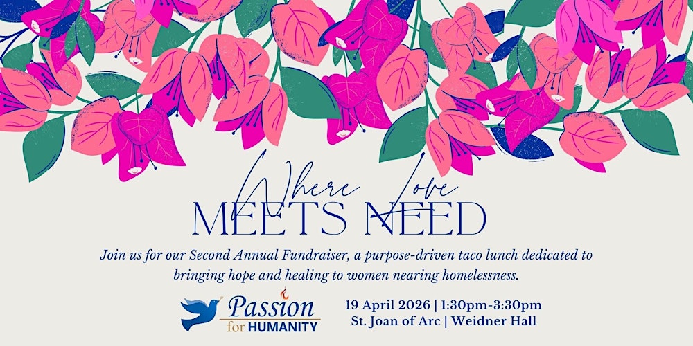 Passion for Humanity - Where Love Meets Need