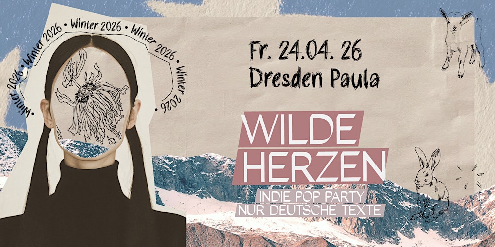 Wilde Herzen • Die Indie Pop Party mit deutschen Texten • Paula Dresden