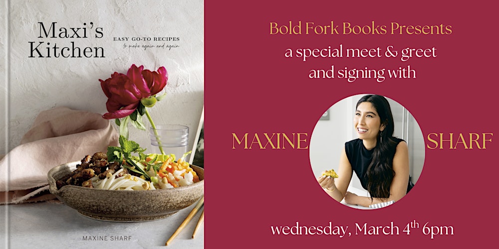 MAXINE SHARF: A Book Signing + Meet & Greet