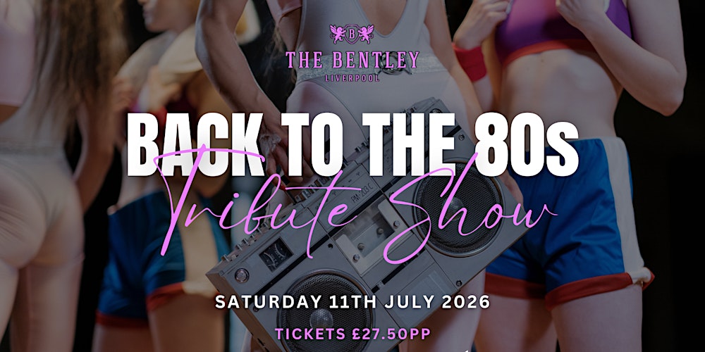 ✨ Ultimate 80s Tribute Afternoon – Prosecco, Afternoon Tea & Live Show ✨